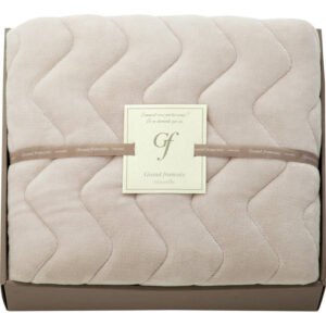 グランフランセヌーベル 吸湿発熱綿入りハイソフトタッチ敷パット GFN8057 PR ピーチグレー